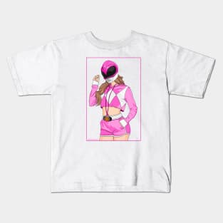 Pink Ranger Casual Style Kids T-Shirt